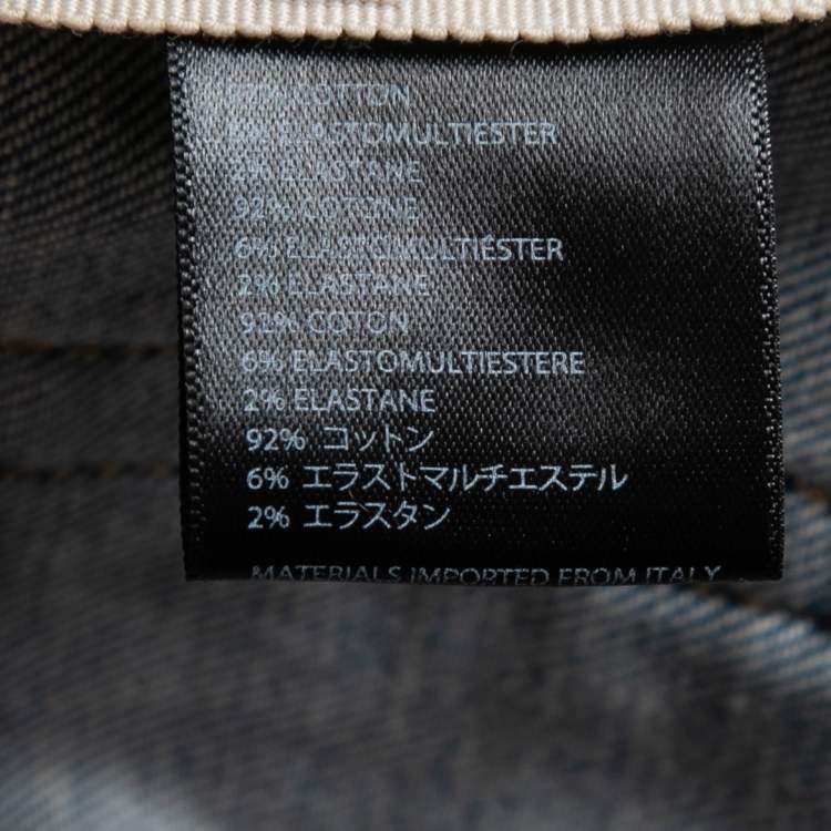 Pre Owned Amiri Blue Distressed Denim Slim Leg Jeans M Waist 32"