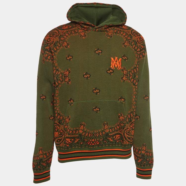 Amiri bandana print online hoodie