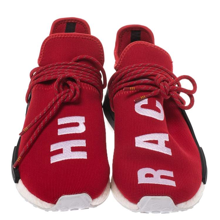 all red pharrell adidas