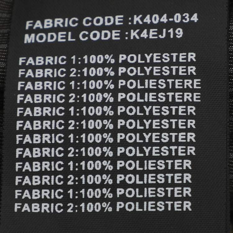 Pre Owned Armani Collezioni Dark Grey Stiped Nylon Zip-Up Jacket XXL