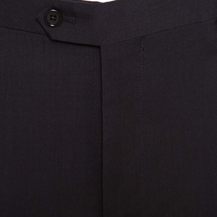 Armani Collezioni Navy Blue Wool Tailored Suit XXL Armani Collezioni ...