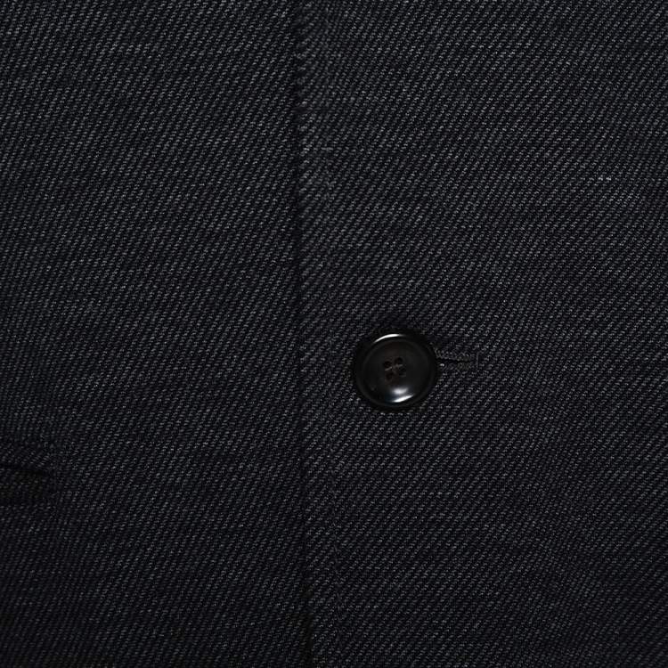 Pre Owned Armani Collezioni Grey Two Buttoned Jacket M