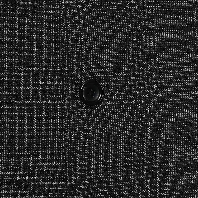 Pre Owned Armani Collezioni Grey Checkered Wool Single Breasted Blazer XL