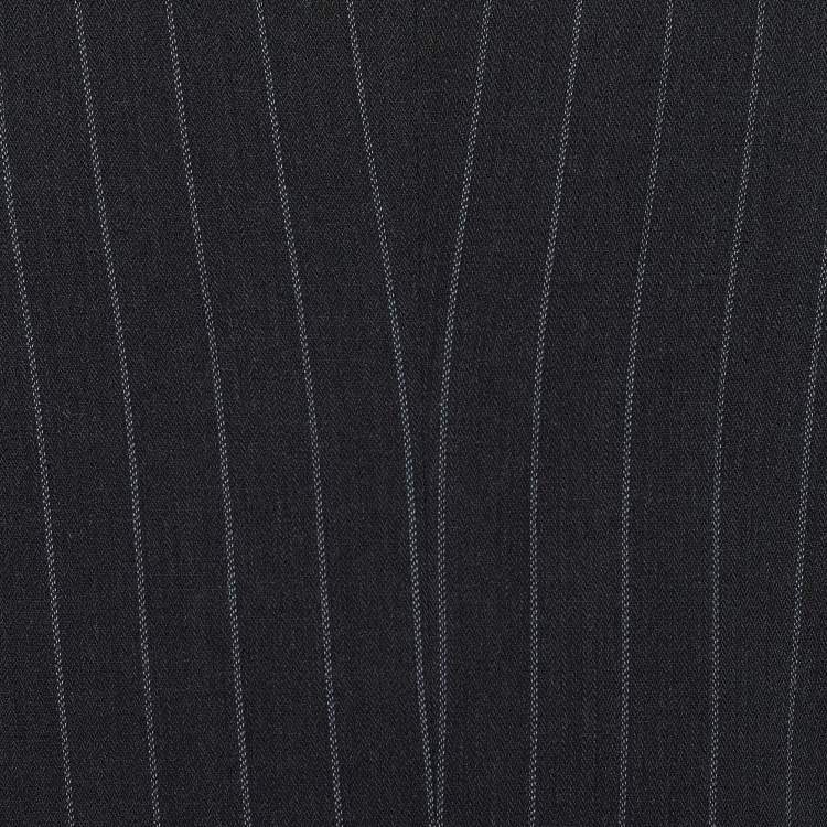 Pre Owned Armani Collezioni Grey Striped Wool Single Breasted Blazer XXXL