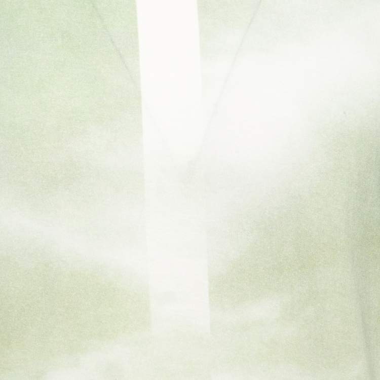 Pre Owned Armani Collezioni Cream Cotton Crew Neck Half Sleeve T-Shirt XL