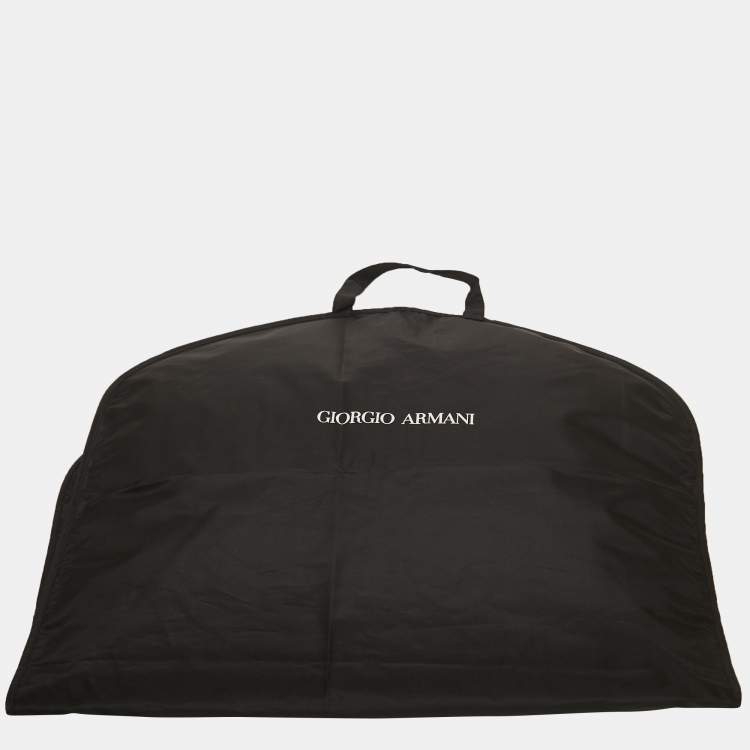 Pre Owned Armani Collezioni Brown Lambskin Leather Zip-Up Jacket S