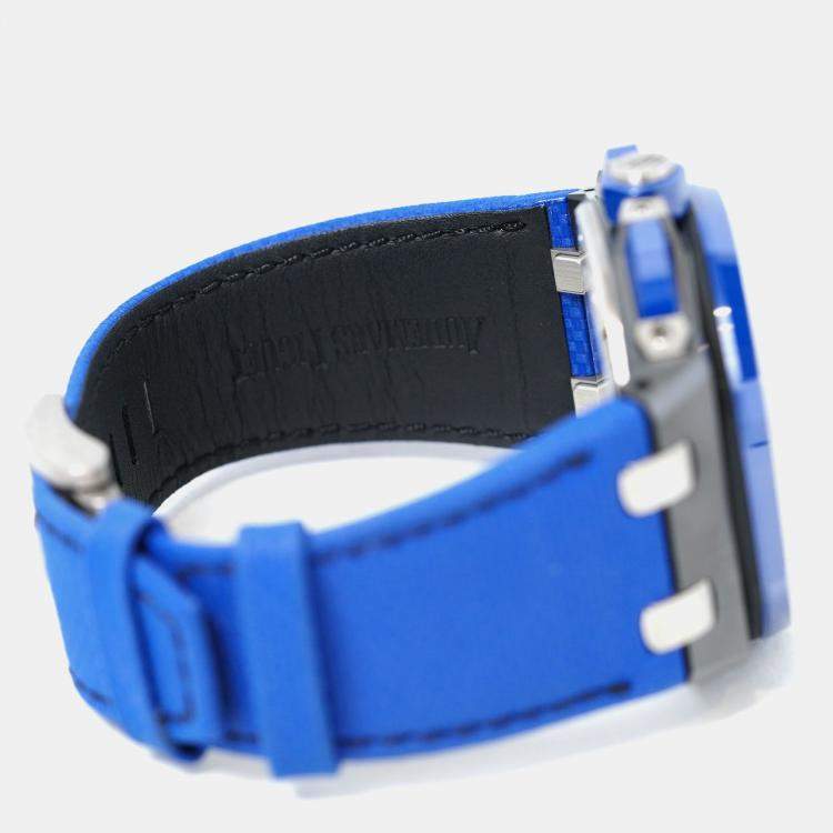 Pre Owned Audemars Piguet Royal Oak Offshore 26420CE Automatic Blue Ceramic Men’s Wristwatch 43 mm