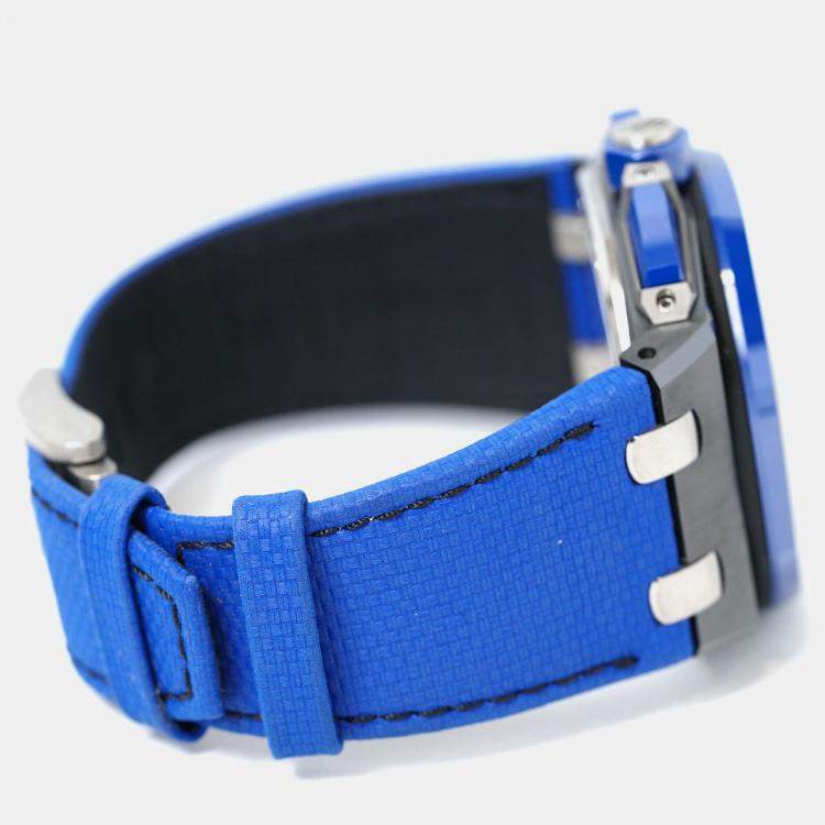 Pre Owned Audemars Piguet Royal Oak Offshore 26420CE Automatic Blue Ceramic Men’s Wristwatch 43 mm