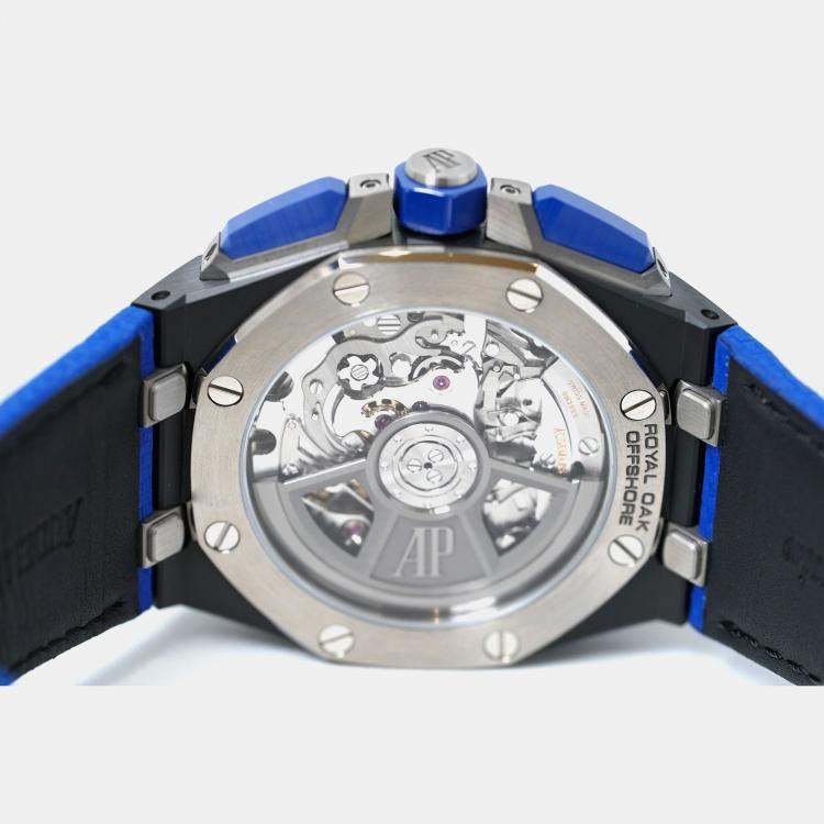 Pre Owned Audemars Piguet Royal Oak Offshore 26420CE Automatic Blue Ceramic Men’s Wristwatch 43 mm