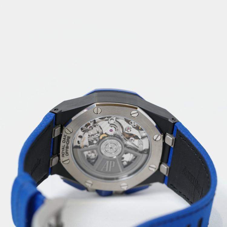 Pre Owned Audemars Piguet Royal Oak Offshore 26420CE Automatic Blue Ceramic Men’s Wristwatch 43 mm