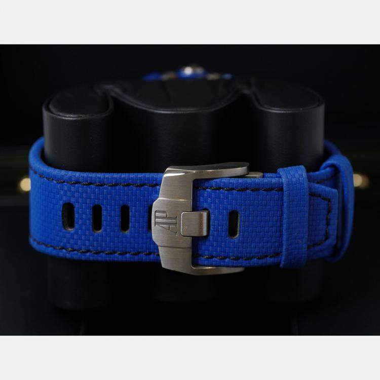 Pre Owned Audemars Piguet Royal Oak Offshore 26420CE Automatic Blue Ceramic Men’s Wristwatch 43 mm