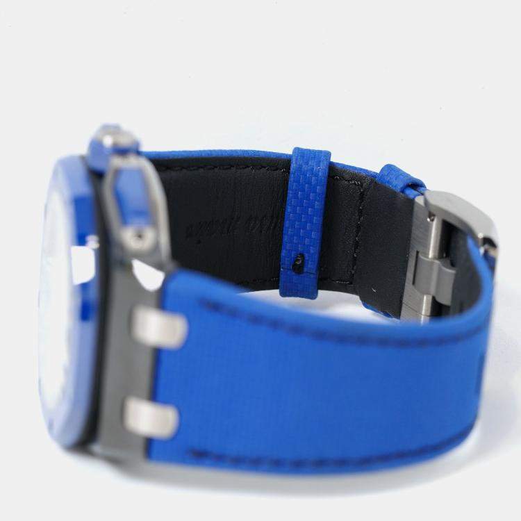 Pre Owned Audemars Piguet Royal Oak Offshore 26420CE Automatic Blue Ceramic Men’s Wristwatch 43 mm