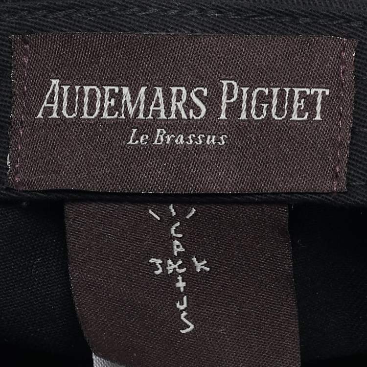Pre Owned Audemars Piguet Black Embroidered Cotton Cap 