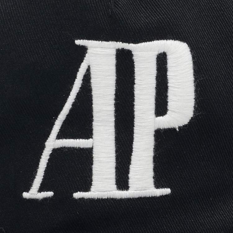 Pre Owned Audemars Piguet Black Embroidered Cotton Cap 