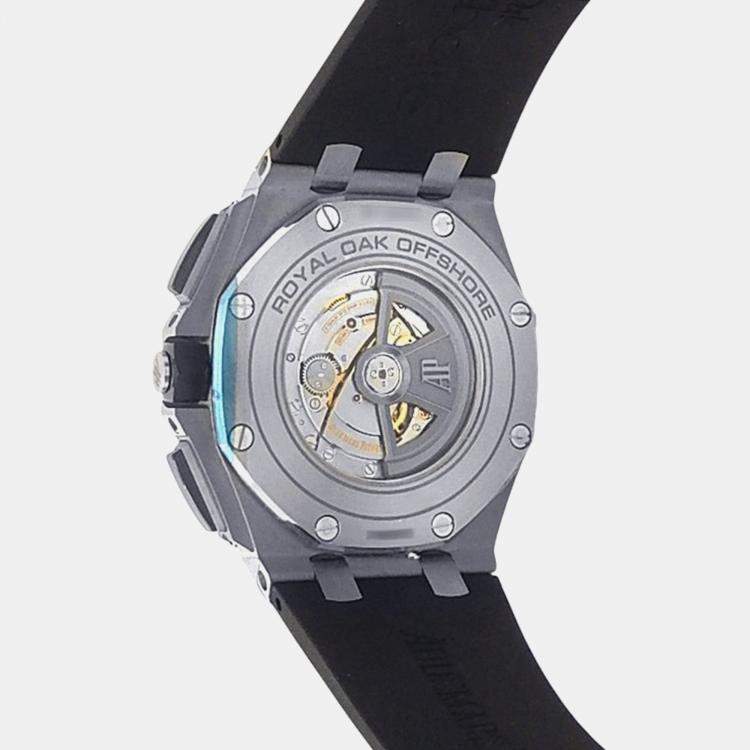 Pre Owned Audemars Piguet Royal Oak Offshore 26400SO.OO.A002CA.01 Automatic Silver Stainless Steel Men's Wristwatch 44 mm