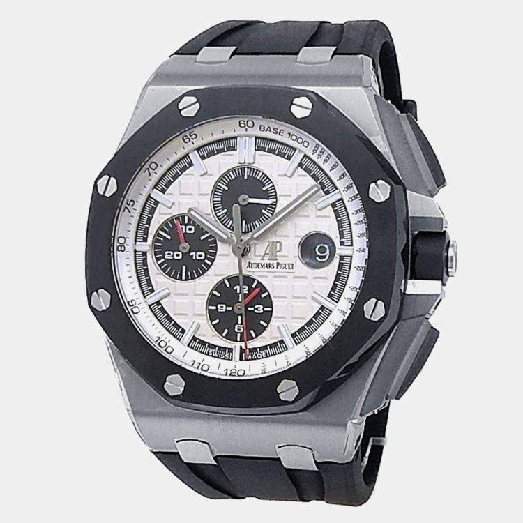 Pre Owned Audemars Piguet Royal Oak Offshore 26400SO.OO.A002CA.01 Automatic Silver Stainless Steel Men's Wristwatch 44 mm
