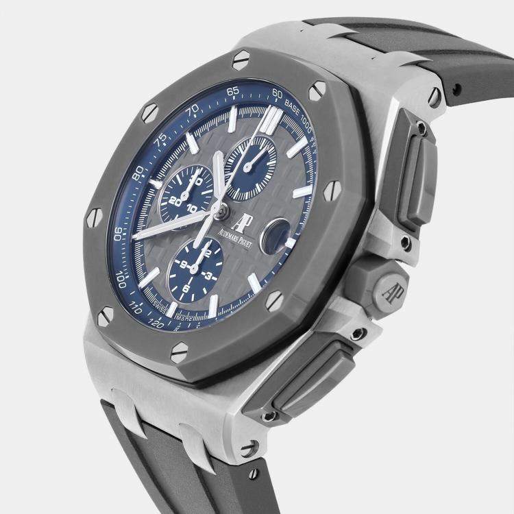 Pre Owned Audemars Piguet Royal Oak Offshore 26400io.oo.a004ca.02 Automatic Grey Titanium Men's Wristwatch 44 mm