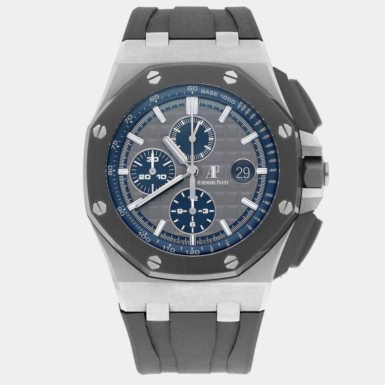 Pre Owned Audemars Piguet Royal Oak Offshore 26400io.oo.a004ca.02 Automatic Grey Titanium Men's Wristwatch 44 mm