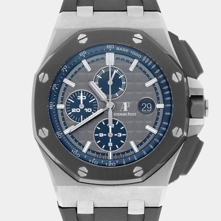 Pre Owned Audemars Piguet Royal Oak Offshore 26400io.oo.a004ca.02 Automatic Grey Titanium Men's Wristwatch 44 mm