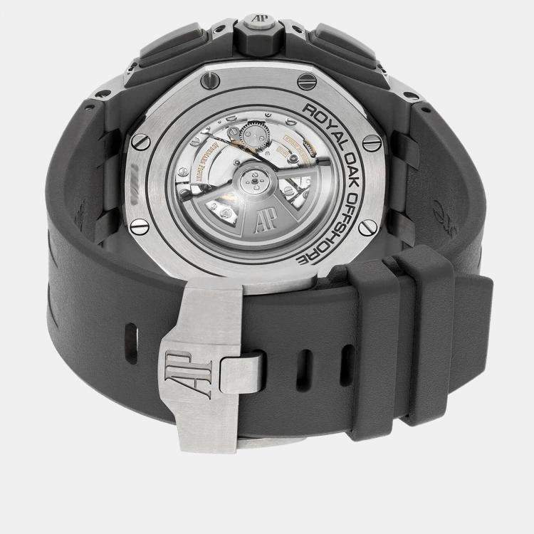 Pre Owned Audemars Piguet Royal Oak Offshore 26400io.oo.a004ca.02 Automatic Grey Titanium Men's Wristwatch 44 mm