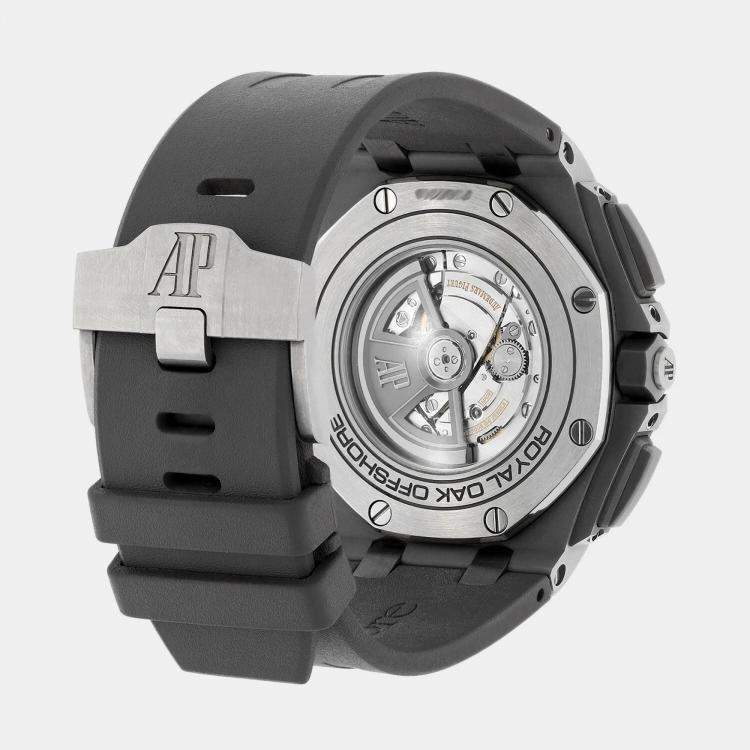 Pre Owned Audemars Piguet Royal Oak Offshore 26400io.oo.a004ca.02 Automatic Grey Titanium Men's Wristwatch 44 mm