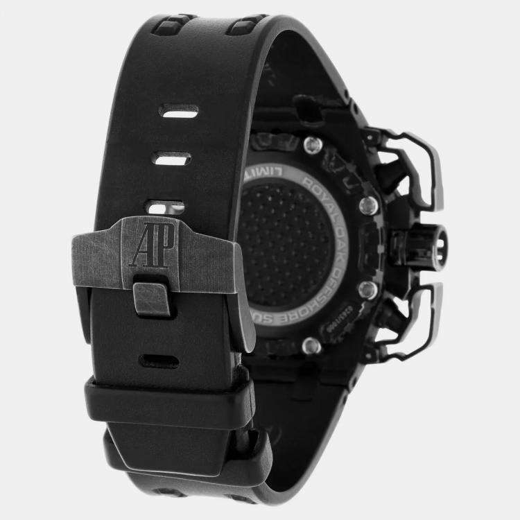 Pre Owned Audemars Piguet Royal Oak Offshore 26165IO.OO.A002CA.01 Automatic Black Stainless Steel Men's Wristwatch 42 mm