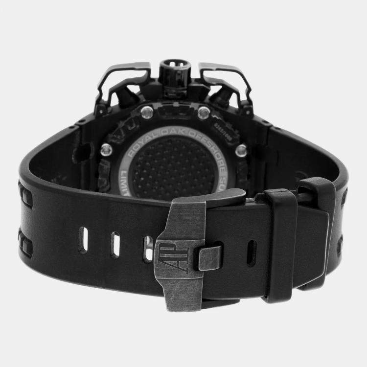 Pre Owned Audemars Piguet Royal Oak Offshore 26165IO.OO.A002CA.01 Automatic Black Stainless Steel Men's Wristwatch 42 mm