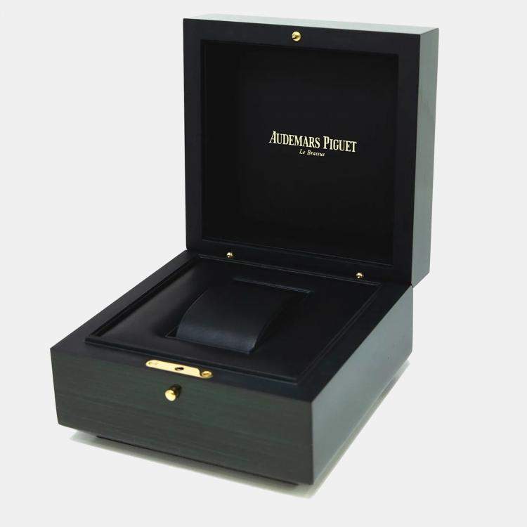 Pre Owned Audemars Piguet Royal Oak 15400OR.OO.1220OR.02 Automatic Silver 18k Rose Gold Men's Wristwatch 41 mm