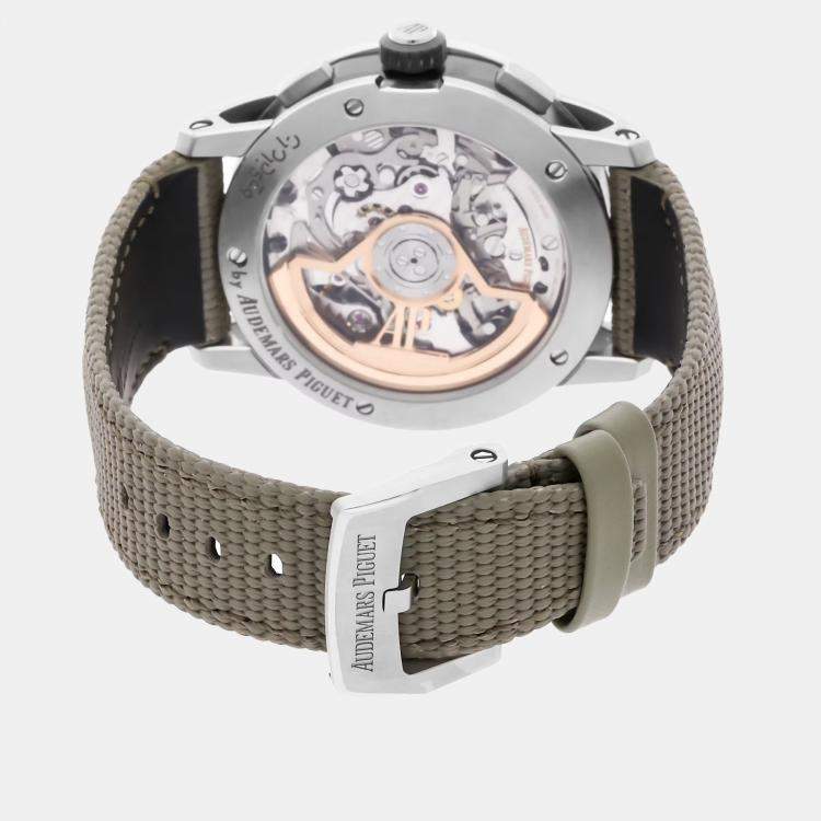 Pre Owned Audemars Piguet Code 11.59 Chronograph 26393QT.OO.A064KB.01 Automatic Grey Stainless Steel Men’s Wristwatch 41mm