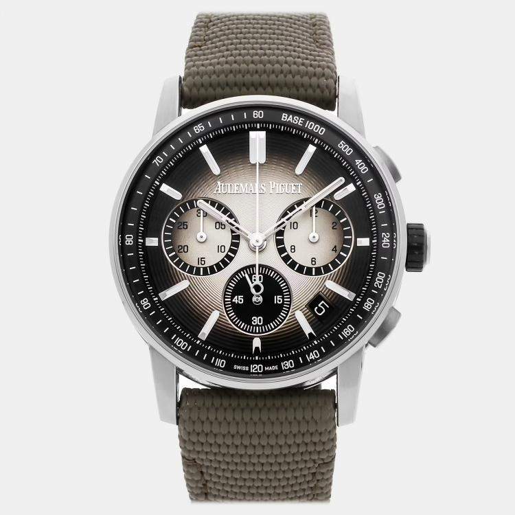 Pre Owned Audemars Piguet Code 11.59 Chronograph 26393QT.OO.A064KB.01 Automatic Grey Stainless Steel Men’s Wristwatch 41mm