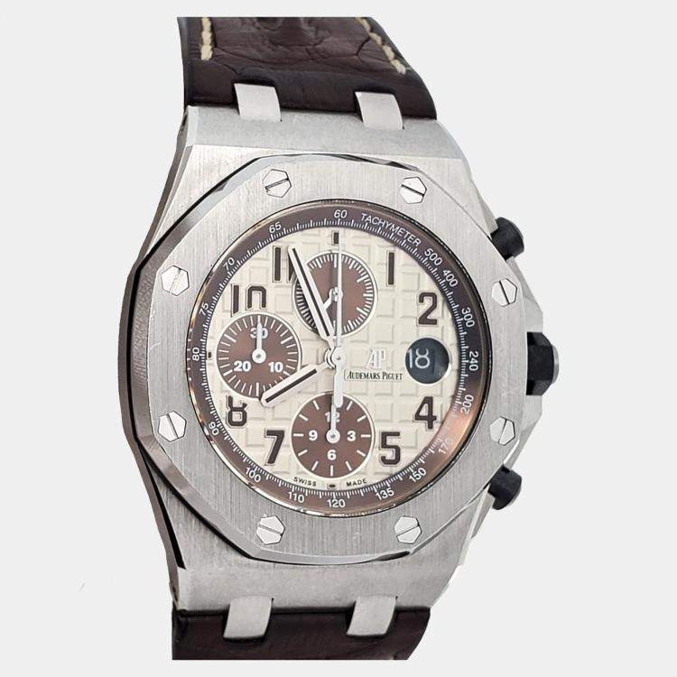 Pre Owned Audemars Piguet Royal Oak Offshore 26470ST Automatic Stainless Steel Men’s Wristwatch 42 mm