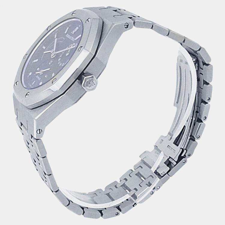 Pre Owned Audemars Piguet Royal Oak 25730ST.OO.0789ST.07 Automatic Blue Stainless Steel Men’s Wristwatch 36 mm