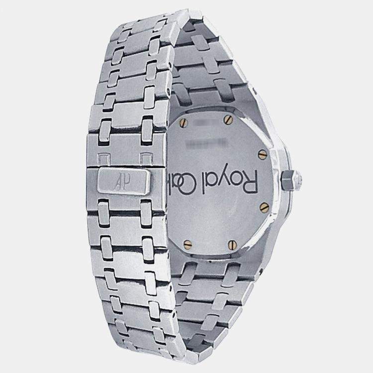Pre Owned Audemars Piguet Royal Oak 25730ST.OO.0789ST.07 Automatic Blue Stainless Steel Men’s Wristwatch 36 mm