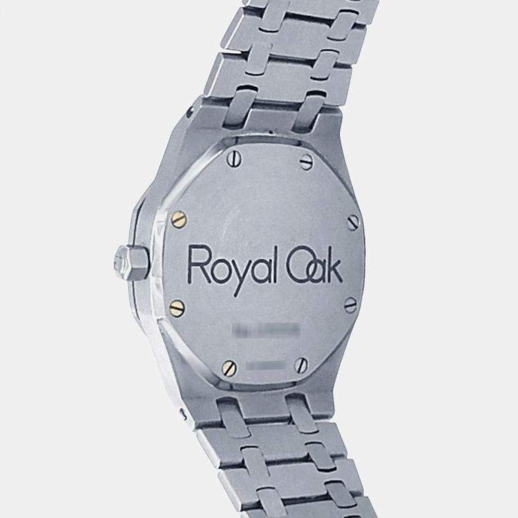 Pre Owned Audemars Piguet Royal Oak 25730ST.OO.0789ST.07 Automatic Blue Stainless Steel Men’s Wristwatch 36 mm