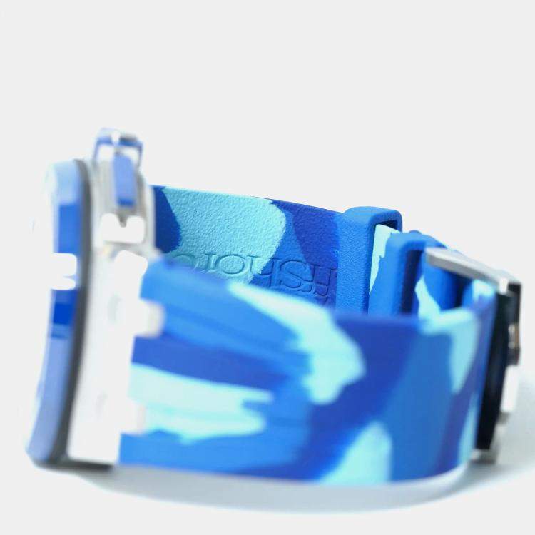 Pre Owned Audemars Piguet Royal Oak Offshore "Camouflage Blue" 26400SO.OO.A335CA.01 Automatic Blue Stainless Steel Men 42 mm