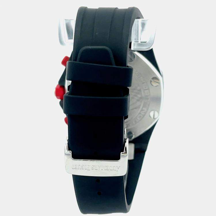 Pre Owned Audemars Piguet Royal Oak Offshore Singapore Grand Prix 26190OS.OO.D003CU.01 Automatic Red Ceramic Stainless Steel Men’s Wristwatch 42 mm