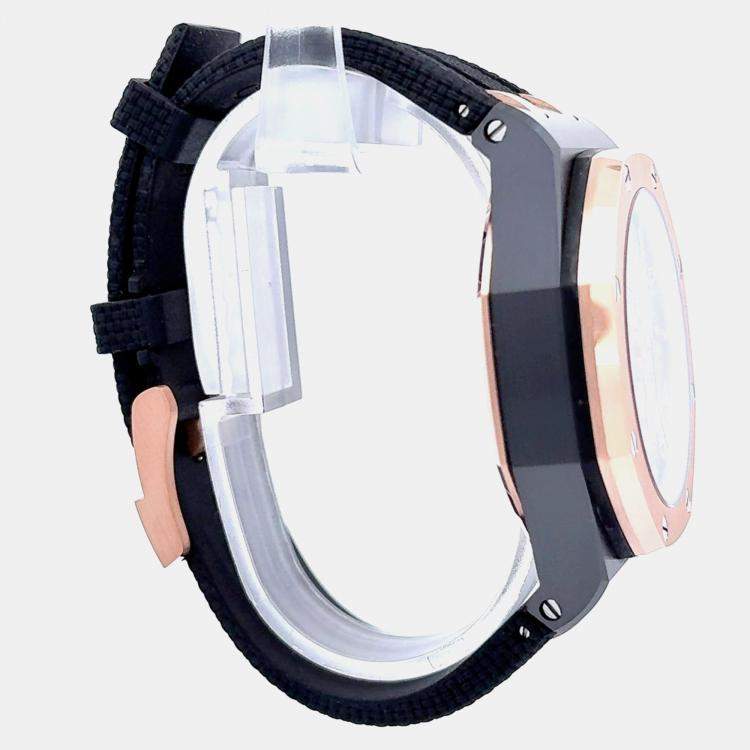 Pre Owned Audemars Piguet Royal Oak Offshore 26405NR.OO.A002CA.01 Automatic Brown 18K Rose Gold Ceramic Men’s Wristwatch 44 mm