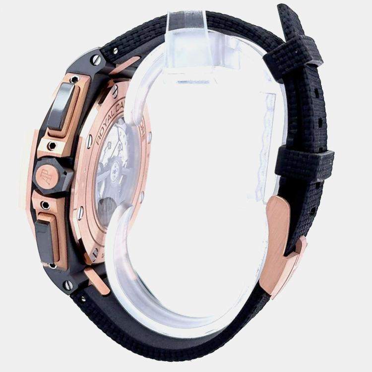 Pre Owned Audemars Piguet Royal Oak Offshore 26405NR.OO.A002CA.01 Automatic Brown 18K Rose Gold Ceramic Men’s Wristwatch 44 mm