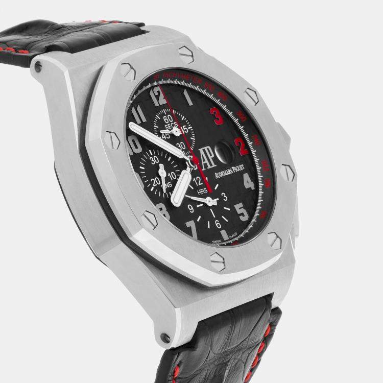 Pre Owned Audemars Piguet Royal Oak Offshore 26133ST.OO.A101CR.01 Automatic Black Stainless Steel Men's Wristwatch 48 mm