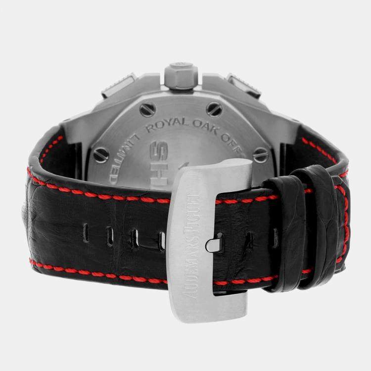 Pre Owned Audemars Piguet Royal Oak Offshore 26133ST.OO.A101CR.01 Automatic Black Stainless Steel Men's Wristwatch 48 mm