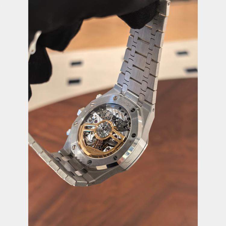 Pre Owned Audemars Piguet Royal Oak 26240BC Frosted White Gold Automatic Chronograph Panda Dial 41 mm