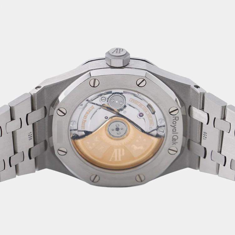Pre Owned Audemars Piguet Royal Oak 15450ST.OO.1256ST.01.A Automatic Silver Stainless Steel Men's Wristwatch 37 mm