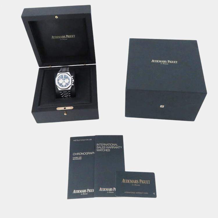 Pre Owned Audemars Piguet Royal Oak 26331ST.OO.1220ST.02 Automatic Black Stainless Steel Men's Wristwatch 41 mm