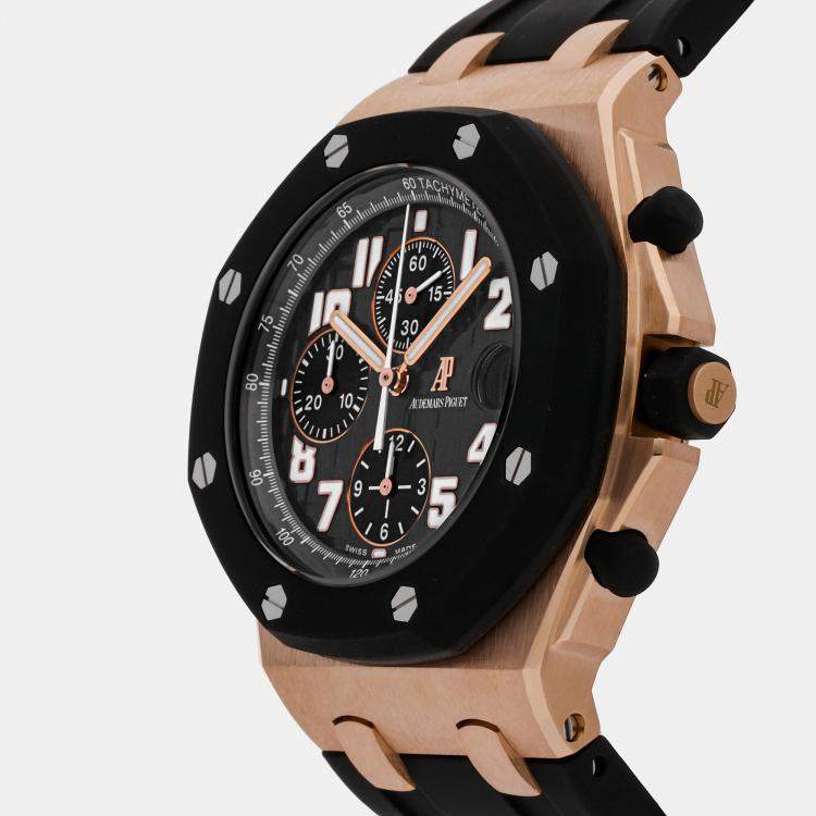 Audemars Piguet Grey 18k Rose Gold Royal Oak Offshore 25940OK.OO