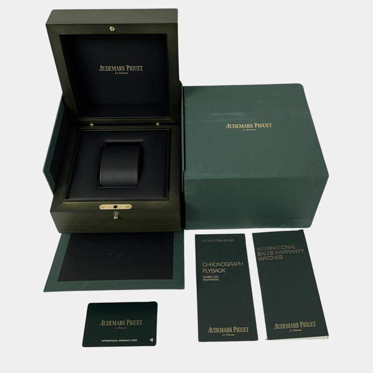 Pre Owned Audemars Piguet Code 11.59 26393OR.OO.A027KB.01 Automatic Blue 18k Rose Gold Men’s Wristwatch 41mm