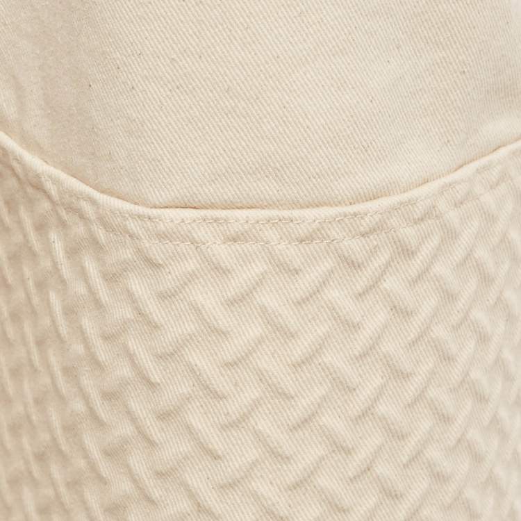 Pre Owned Axel Arigato Beige Textured Denim Jeans S/Waist 31"