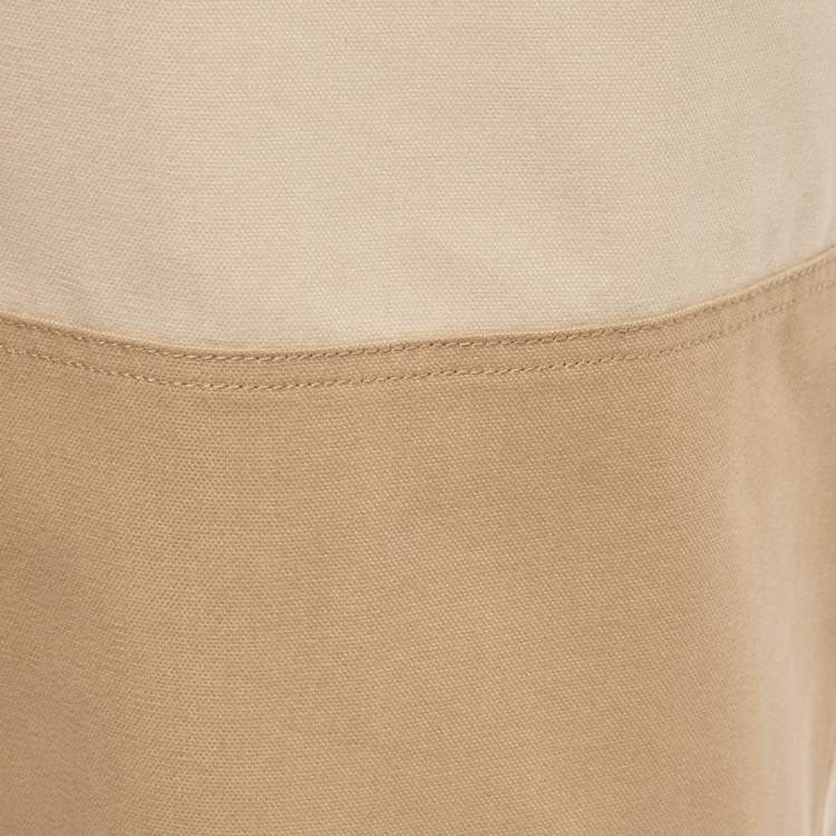 Pre Owned Axel Arigato Beige Cotton Ink Trousers M