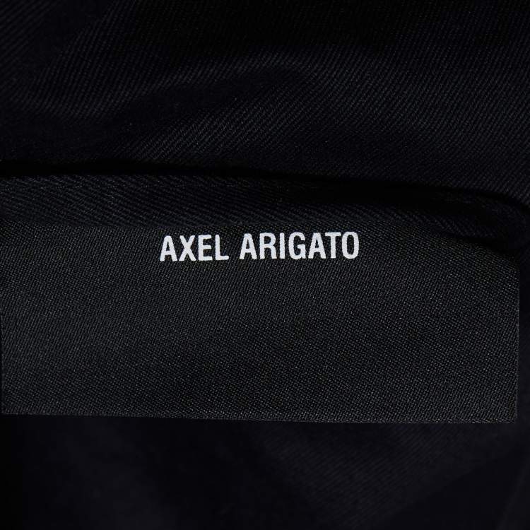 Pre Owned Axel Arigato Black Cotton Metric Anorak Hoodie M