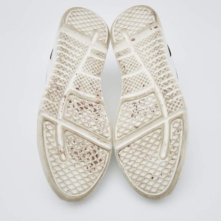 Pre Owned Axel Arigato Tricolor Mesh and Leather Low Top Sneakers Size 45