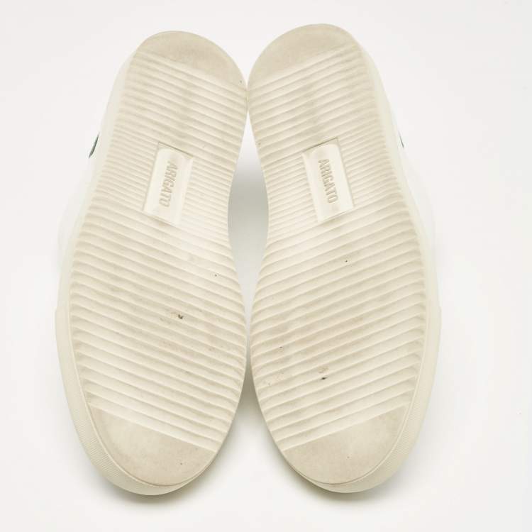 Pre Owned Axel Arigato White Leather and Suede Clean 90 Sneakers Size 40